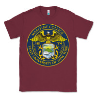 Burgundy Suny Maritime Full Color Classic Tee - linhVisuals