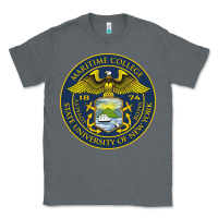 Charcoal Heather Suny Maritime Full Color Classic Tee - linhVisuals