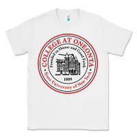 White Suny Oneonta Classic Tee - linhVisuals