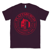 Plum Suny Plattsburgh Classic Tee - linhVisuals