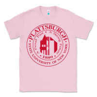 Bubblegum Pink Suny Plattsburgh Classic Tee - linhVisuals