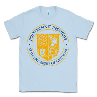 Dusty Blue Suny Polytechnic Institute Classic Tee - linhVisuals