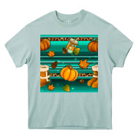 Arona autumn seamless pattern Heavy Core Tee - BundleAndBundleShop