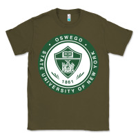 Army Green Suny Oswego Classic Tee - linhVisuals