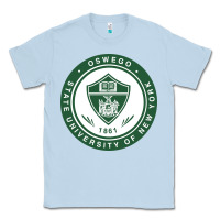 Dusty Blue Suny Oswego Classic Tee - linhVisuals