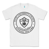 White Suny Potsdam Classic Tee - linhVisuals
