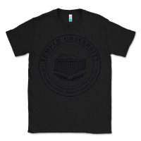 Black Temple University Classic Tee - linhVisuals