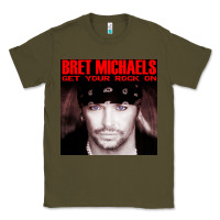 Army Green #bret michaels get your rock on tour 2022 Classic Tee - linhVisuals
