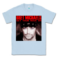 Dusty Blue #bret michaels get your rock on tour 2022 Classic Tee - linhVisuals