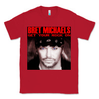 Red #bret michaels get your rock on tour 2022 Classic Tee - linhVisuals