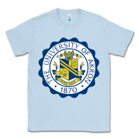Dusty Blue University Of Akron Classic Tee - linhVisuals
