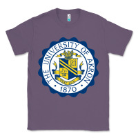 Lavender University Of Akron Classic Tee - linhVisuals