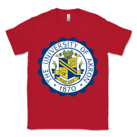 Red University Of Akron Classic Tee - linhVisuals