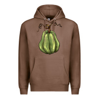 Chestnut gourd green pumpkin Premium Hoodie - BarkalooDesign