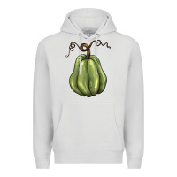 Dove Grey gourd green pumpkin Premium Hoodie - BarkalooDesign