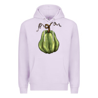 Lilac gourd green pumpkin Premium Hoodie - BarkalooDesign