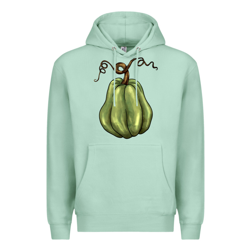 Gourd Green Pumpkin Premium Hoodie by BarkalooDesign | Teevron