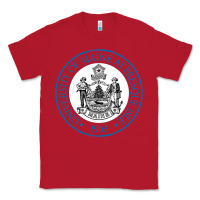 Red University Of Maine At Presque Isle Classic Tee - linhVisuals