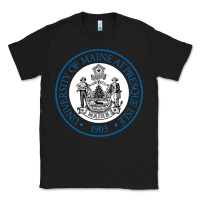 Black University Of Maine At Presque Isle Classic Tee - linhVisuals