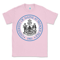 Bubblegum Pink University Of Maine At Presque Isle Classic Tee - linhVisuals