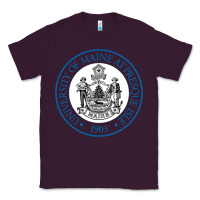 Plum University Of Maine At Presque Isle Classic Tee - linhVisuals