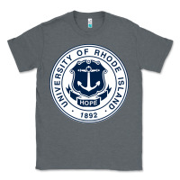 Charcoal Heather University Of Rhode Island Classic Tee - linhVisuals