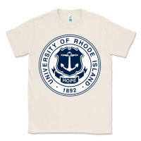 Natural University Of Rhode Island Classic Tee - linhVisuals