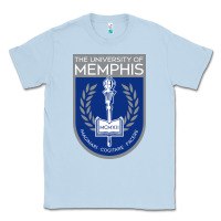 Dusty Blue University Of Memphis Classic Tee - linhVisuals