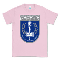 Bubblegum Pink University Of Memphis Classic Tee - linhVisuals