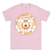 Bubblegum Pink University Of Texas At Austin Classic Tee - linhVisuals
