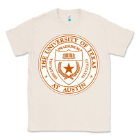Natural University Of Texas At Austin Classic Tee - linhVisuals