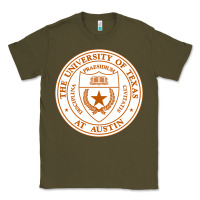 Army Green University Of Texas At Austin Classic Tee - linhVisuals