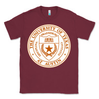 Burgundy University Of Texas At Austin Classic Tee - linhVisuals
