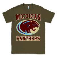 Army Green The Panthers Classic Tee - linhVisuals