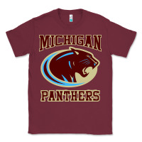 Burgundy The Panthers Classic Tee - linhVisuals
