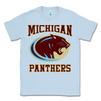 Dusty Blue The Panthers Classic Tee - linhVisuals