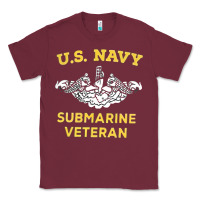 Burgundy submarine veteran tshirt Classic Tee - linhVisuals