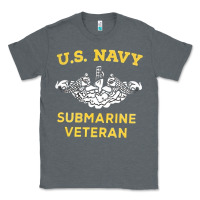 Charcoal Heather submarine veteran tshirt Classic Tee - linhVisuals