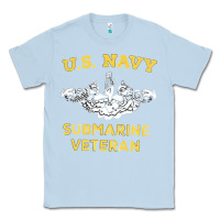 Dusty Blue submarine veteran tshirt Classic Tee - linhVisuals