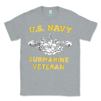 Heather Grey submarine veteran tshirt Classic Tee - linhVisuals