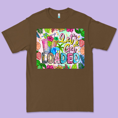 Lets Get Loaded Mouse Pad Premium Tee Designed By Cowhidedigitalart