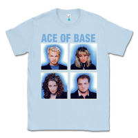 Dusty Blue vintage Ace Of The Base Classic Tee - linhVisuals