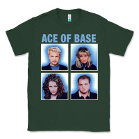 Sports Green vintage Ace Of The Base Classic Tee - linhVisuals
