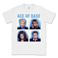 White vintage Ace Of The Base Classic Tee - linhVisuals