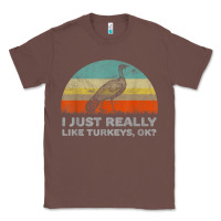 Chestnut funny i just really like turkeys thanksgiving Classic Tee - linhVisuals