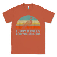 Copper funny i just really like turkeys thanksgiving Classic Tee - linhVisuals