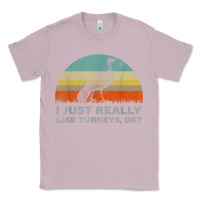 Lilac funny i just really like turkeys thanksgiving Classic Tee - linhVisuals