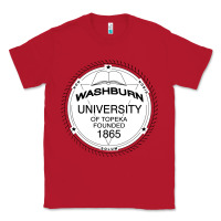 Red Washburn University Classic Tee - linhVisuals