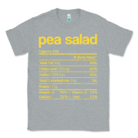 Heather Grey pea salad nutrition facts funny thanksgiving christmas food Classic Tee - linhVisuals