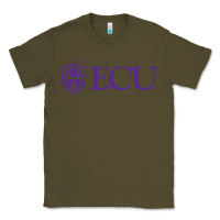 Army Green East Carolina University Classic Tee - linhVisuals